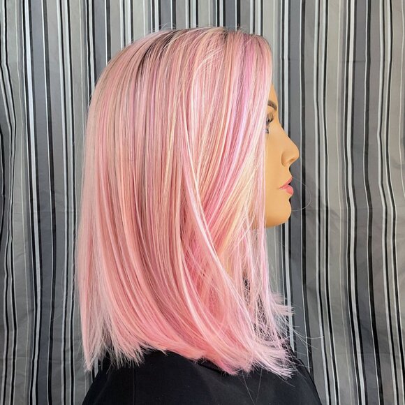 Belle Tress Alpha Blend in Rose Gold, Lace Front, Mono Part, NWT - Picture 5 of 9